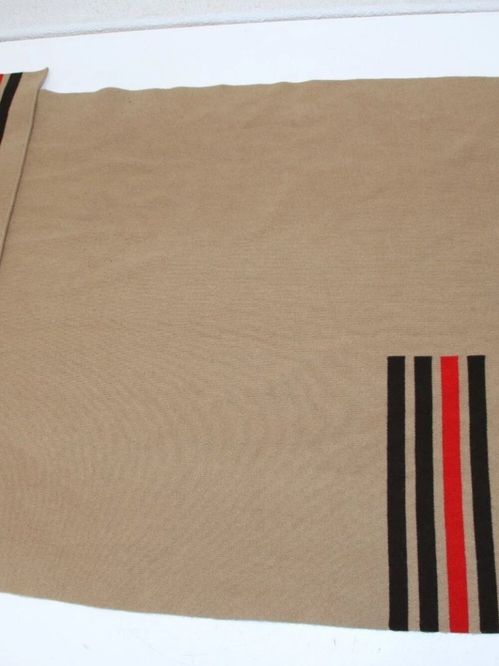 Burberry 141 X 85CM Cashmere Striped Cape BURW01W - Brown/Red